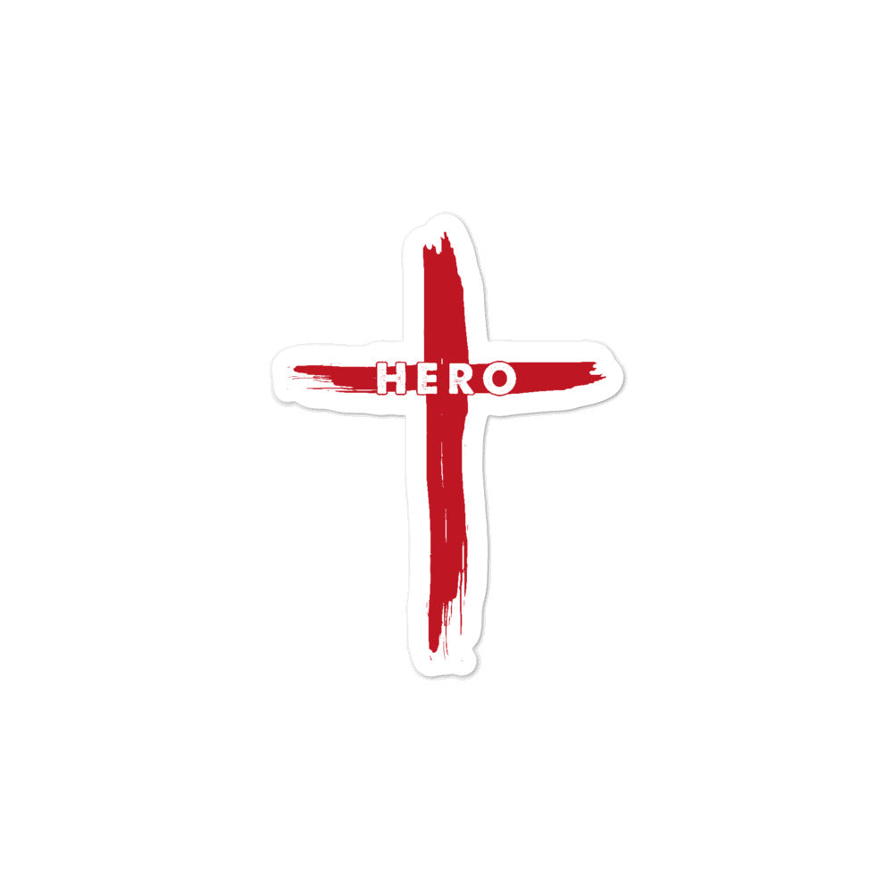 JESUS HERO Bubble-free sticker