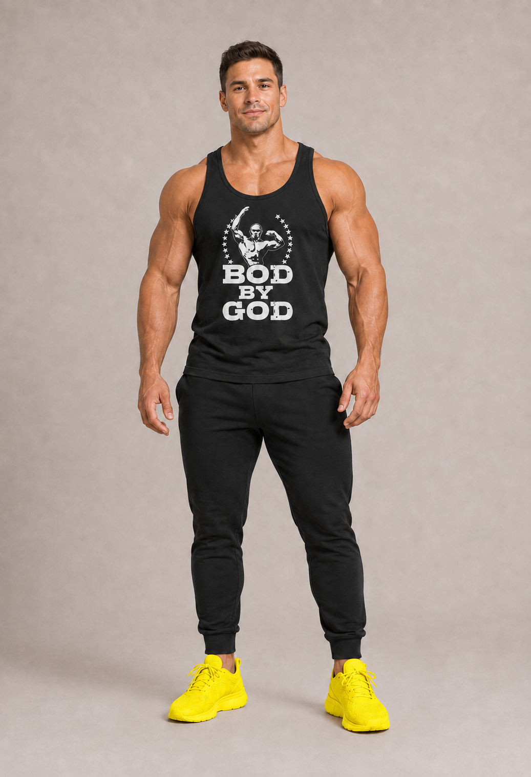 BOD BY GOD Christian Bodybuilder Tank Top
