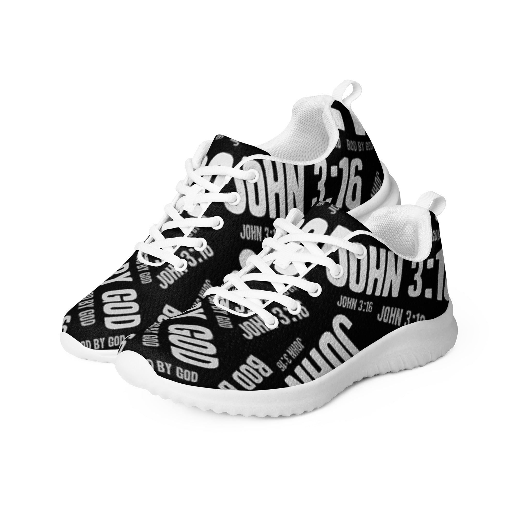 Men's BOD BY GOD John 3:16 Athletic Shoes