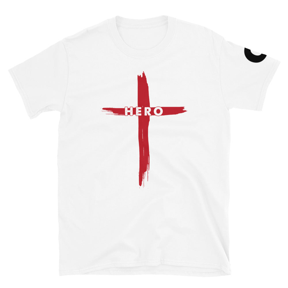 JESUS HERO White Tee by BOD BY GOD