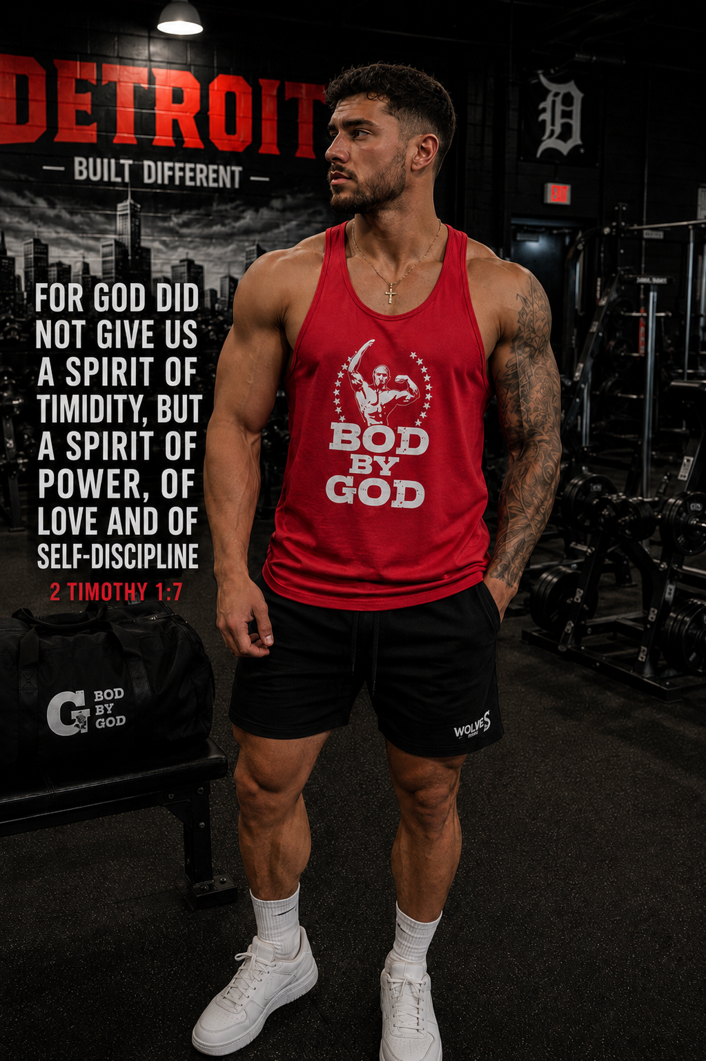 BOD BY GOD Christian Bodybuilder Tank Top