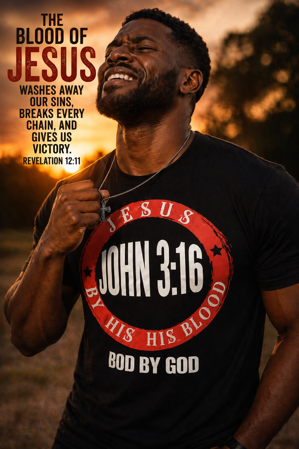 John 3:16 Bloodline Unisex Christian Tee – BOD BY GOD Shirt