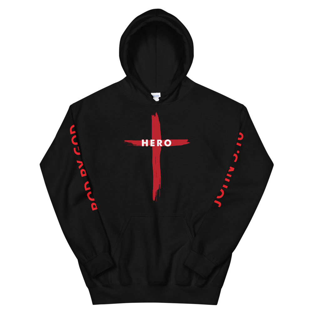 Jesus Hero John 3 16 Hoodie