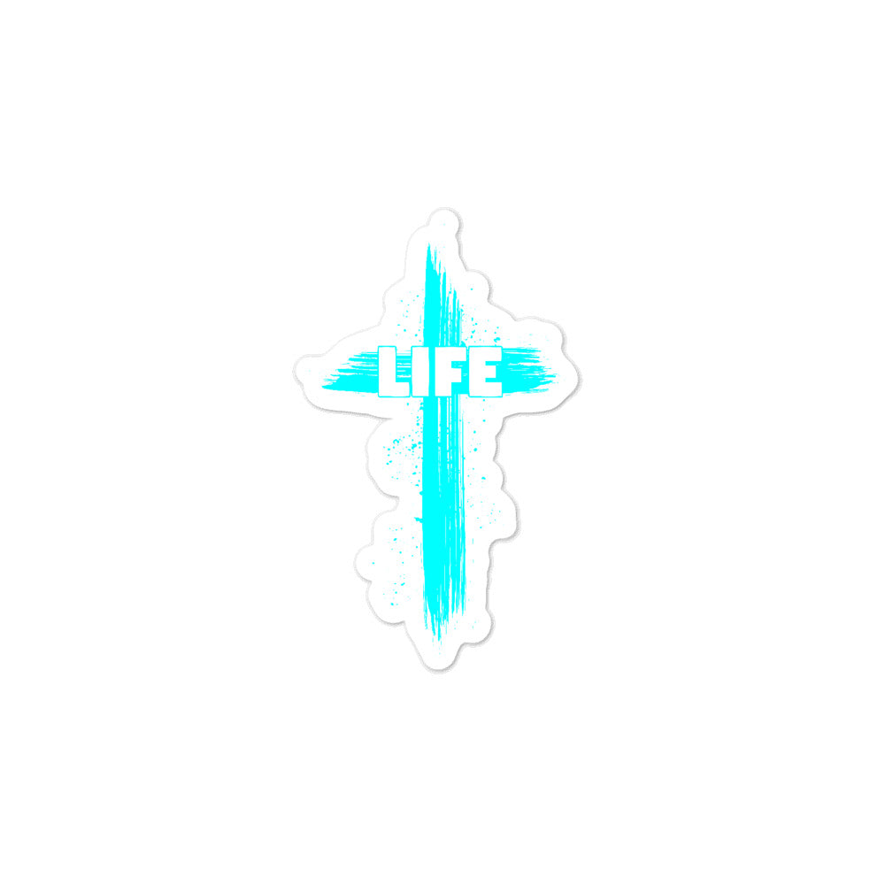 JESUS IS LIFE Bubble-free sticker