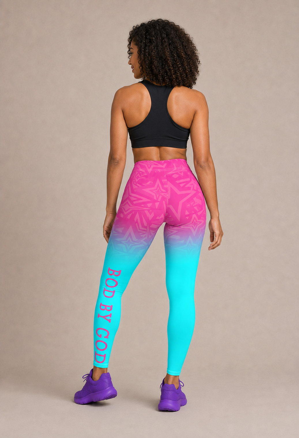 WOMEN HIGH WAISTED LEGGINGS - BOD BY GOD FUSION