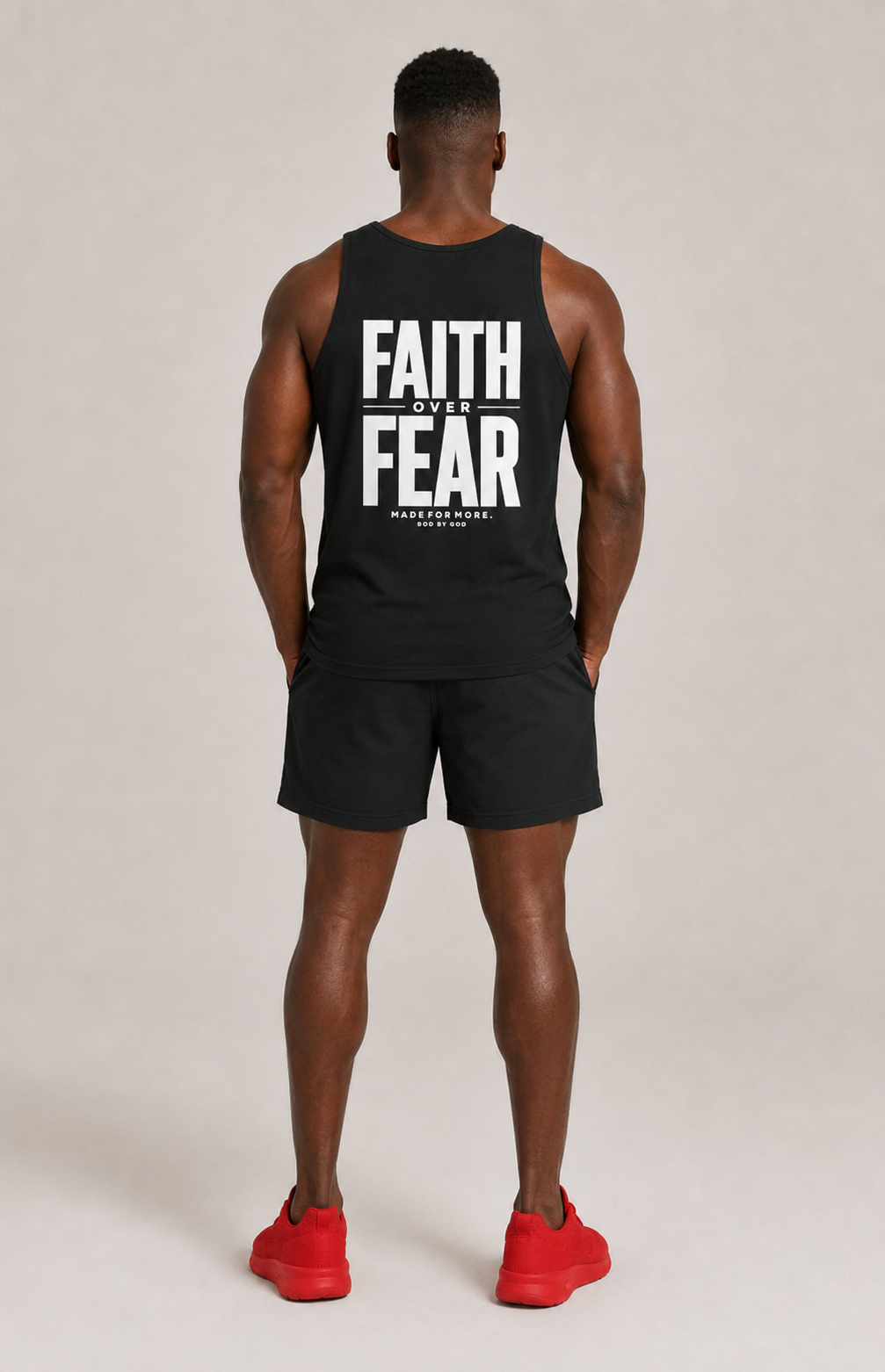 FAITH OVER FEAR Christian Tank Top | BOD BY GOD