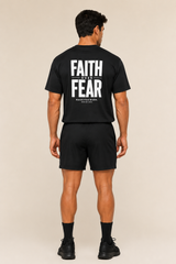 FAITH OVER FEAR Signature Tee | BOD BY GOD Premium Christian T-Shirt
