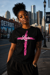 Jesus Love Tee - Women’s Christian Faith Shirt, 100% Cotton