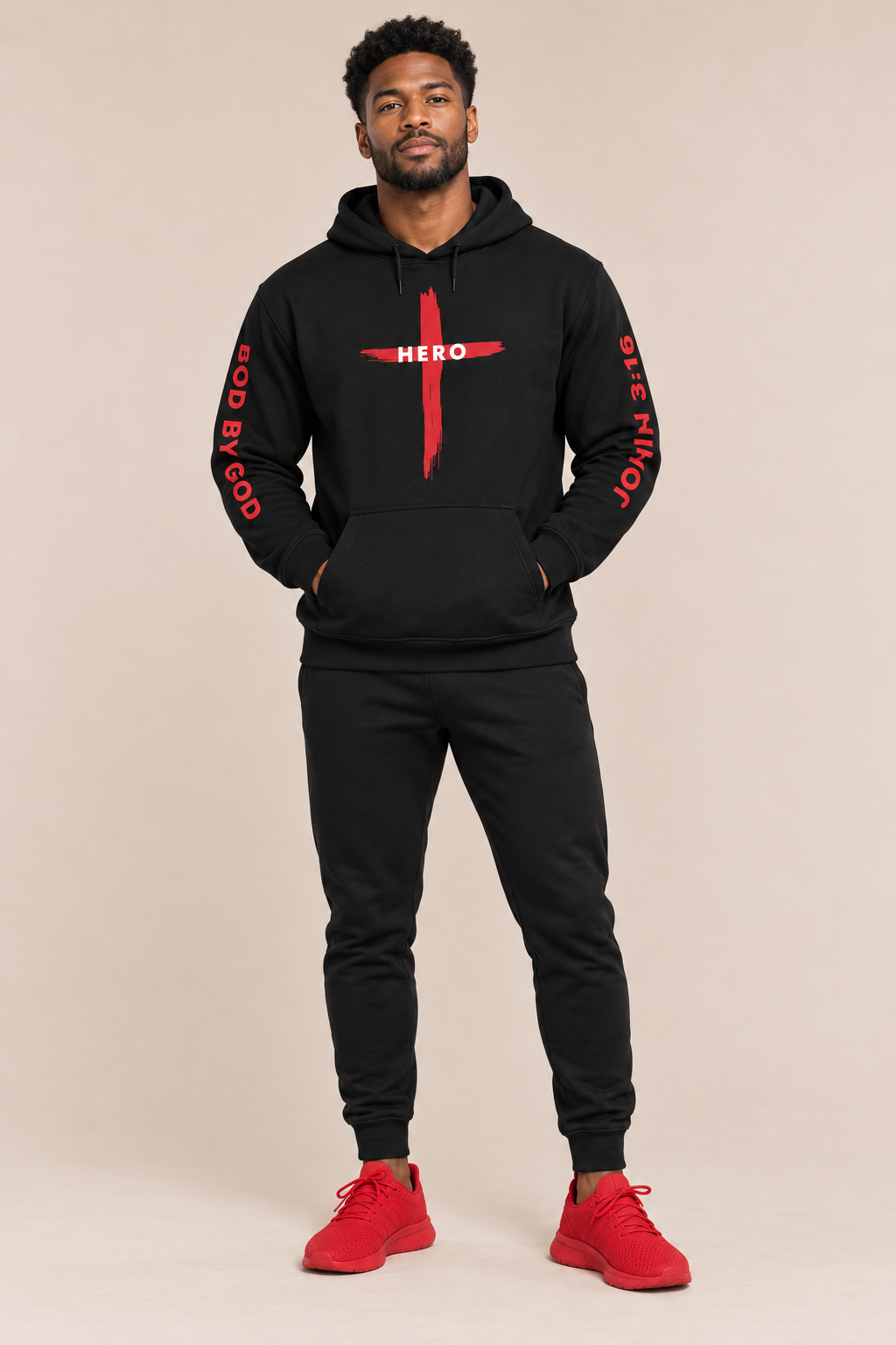 Jesus Hero John 3 16 Hoodie