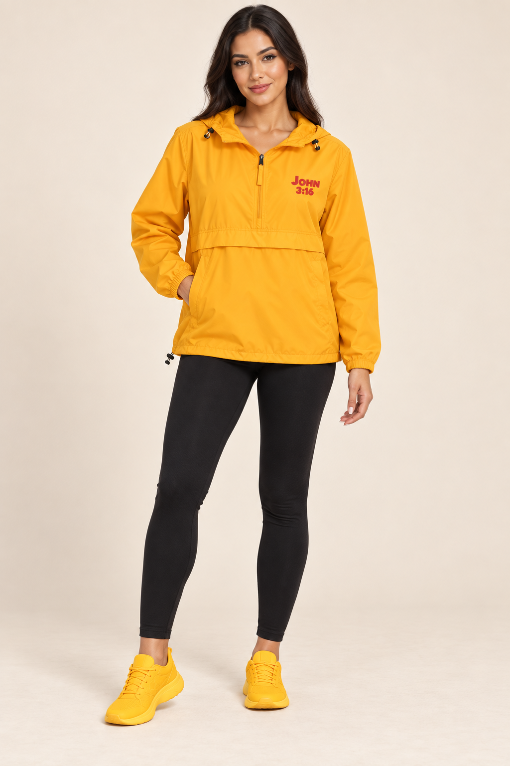 JOHN 3 16 Embroidered Champion Packable Jacket