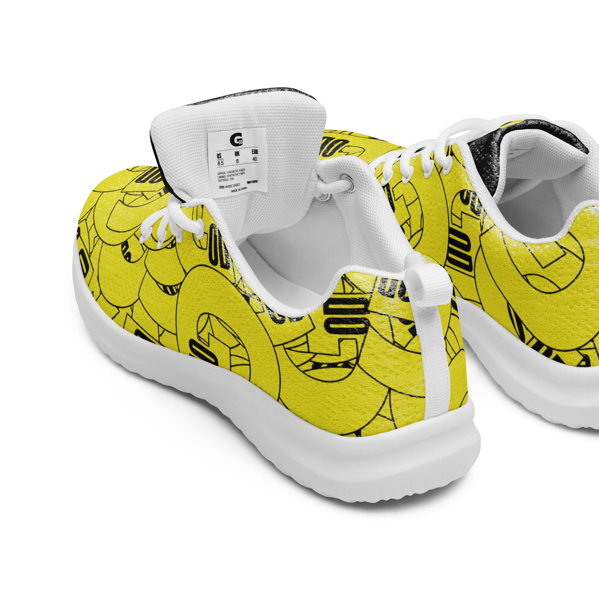 BOD BY GOD Yellow Men's Athletic Shoes