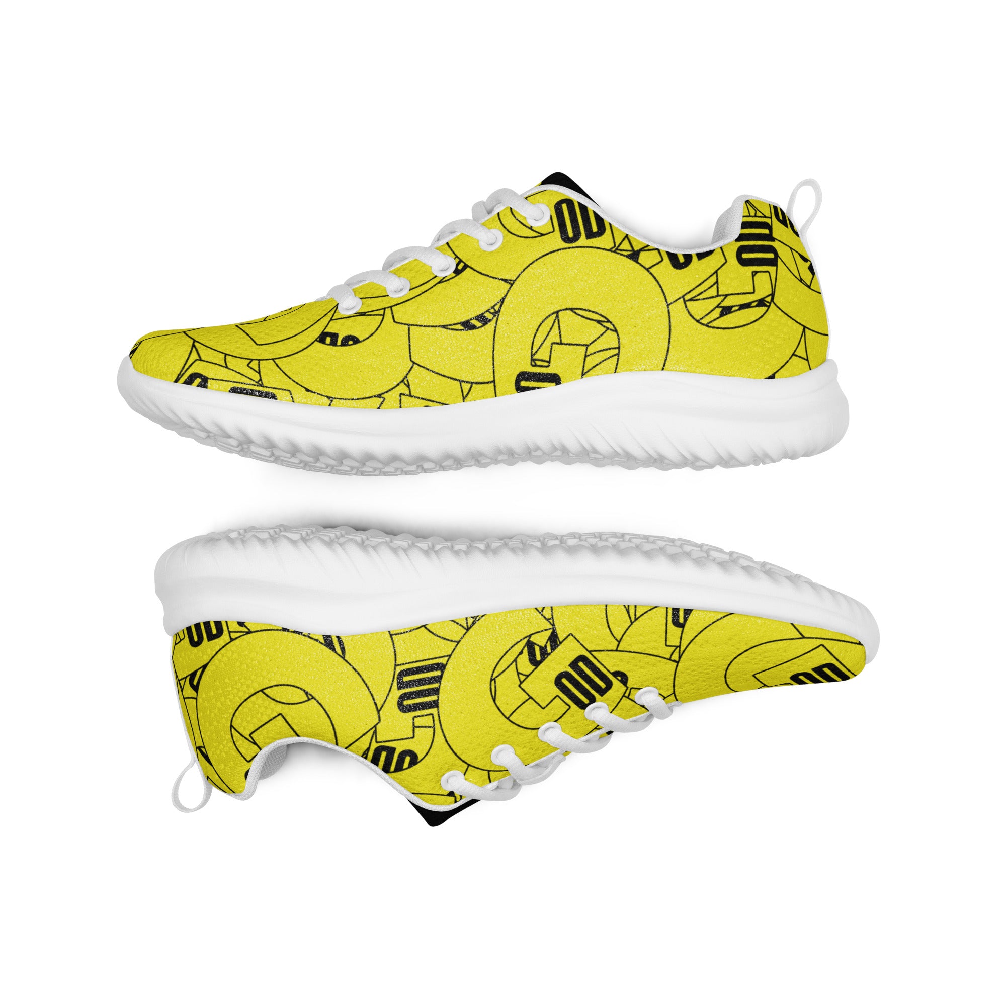 BOD BY GOD Yellow Men's Athletic Shoes