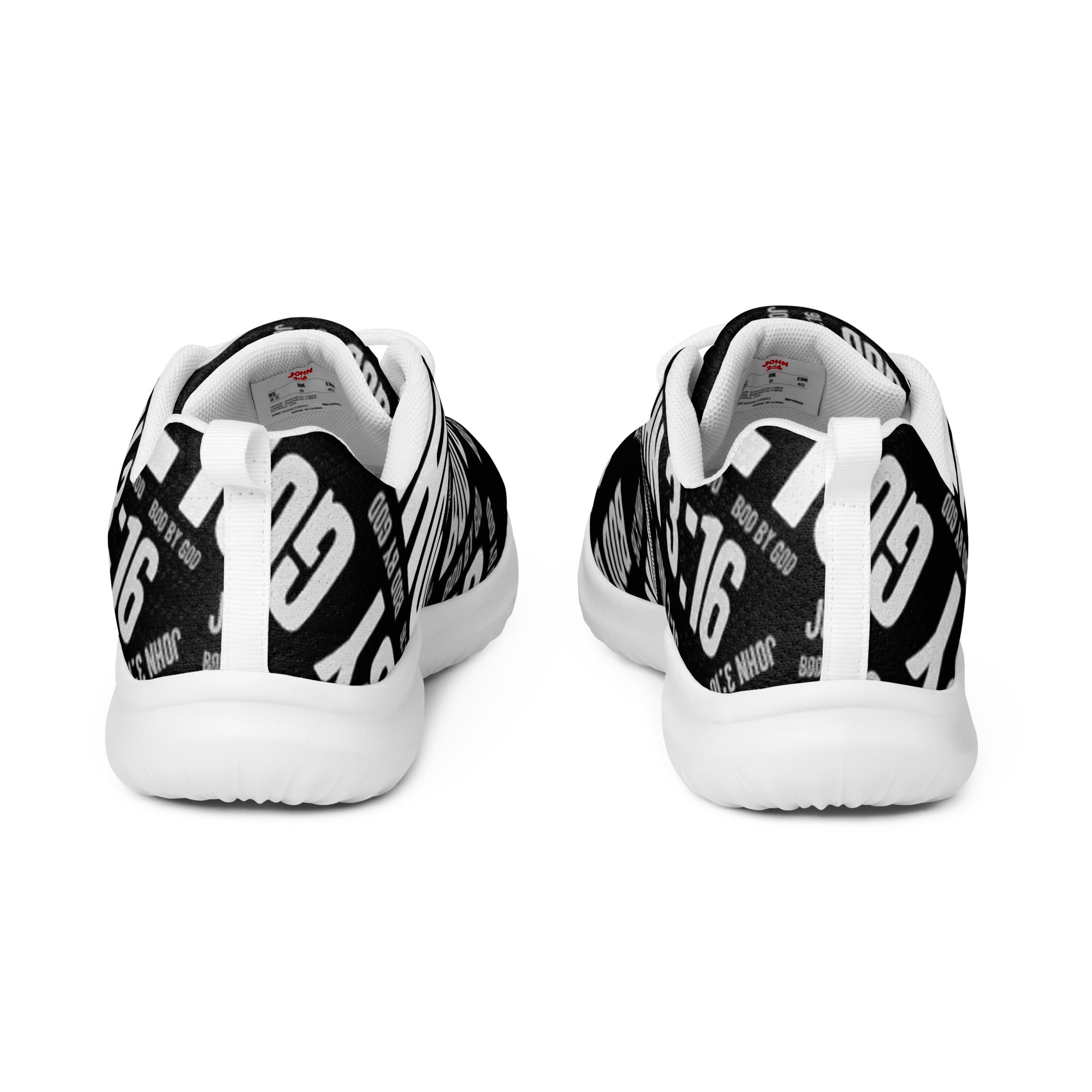 Men's BOD BY GOD John 3:16 Athletic Shoes