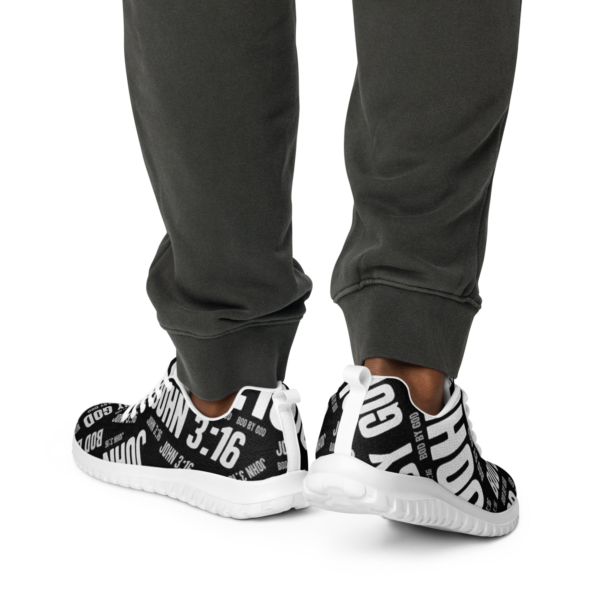 Men's BOD BY GOD John 3:16 Athletic Shoes