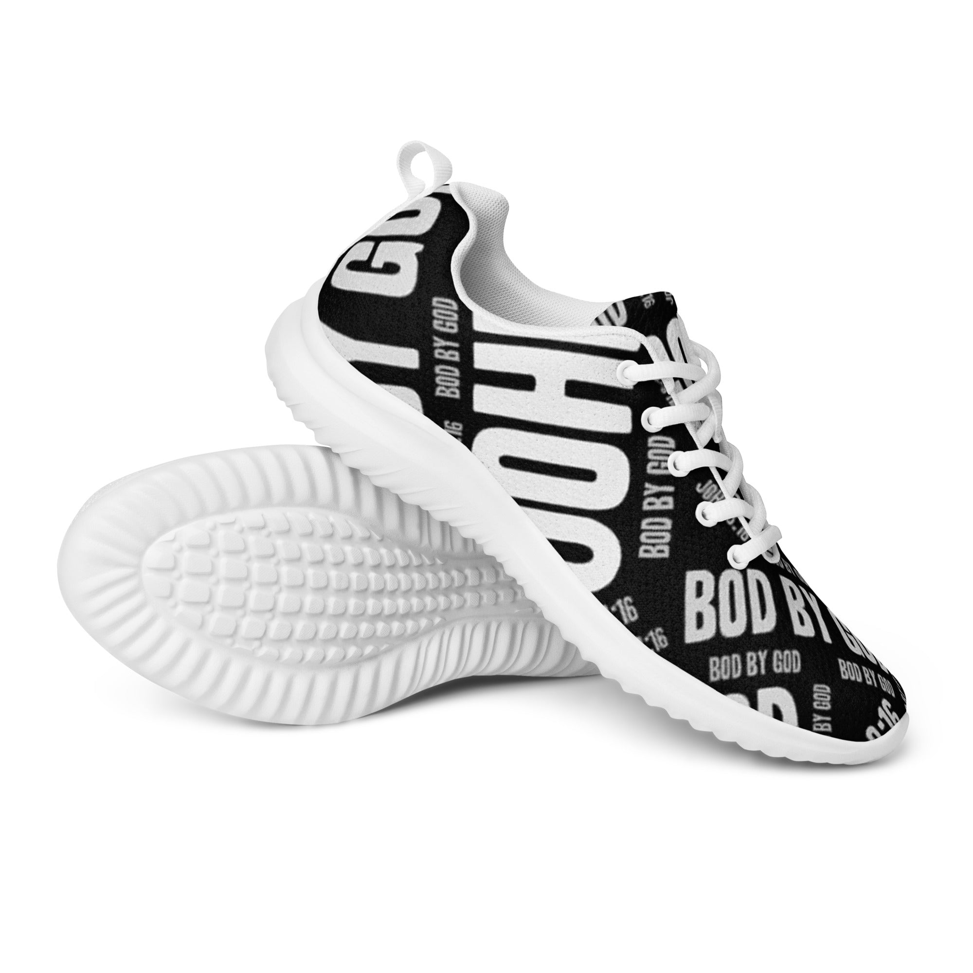Men's BOD BY GOD John 3:16 Athletic Shoes