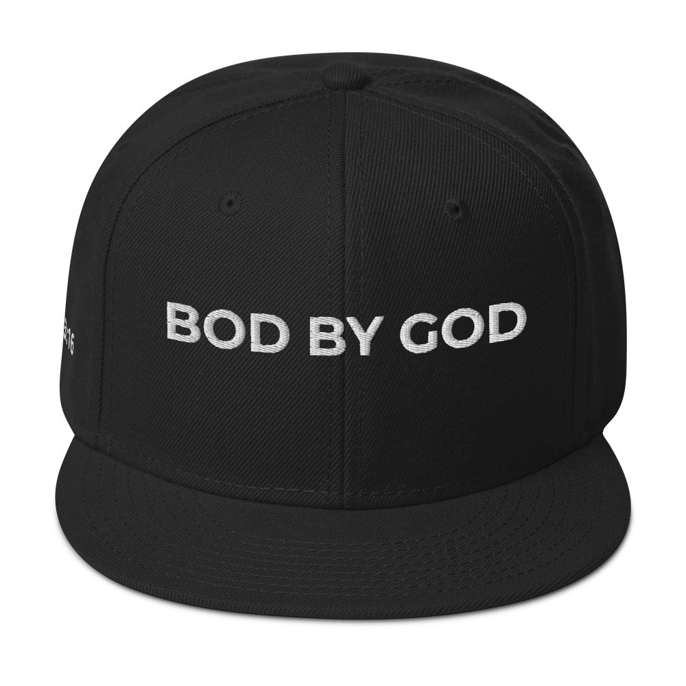 BOD BY GOD John 3:16 Snapback Hat